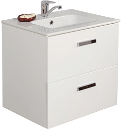 Roca Тумба для умывальника Victoria Nord 60 белая – фотография-1