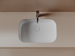 Ceramicanova Мебельная раковинам Era 57 CN15006 белая – фотография-2