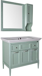 ASB-Woodline Мебель для ванной Гранда 105, verde фисташка – фотография-1