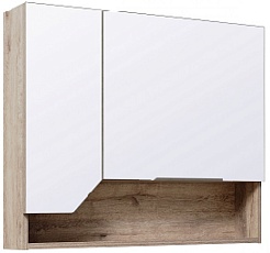 Runo Зеркало-шкаф для ванной Родос 85 L – фотография-1