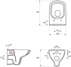 Cersanit Унитаз подвесной Colour Clean On – фотография-6