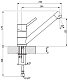 Florentina Смеситель "Фита AV" жасмин для кухонной мойки – фотография-4