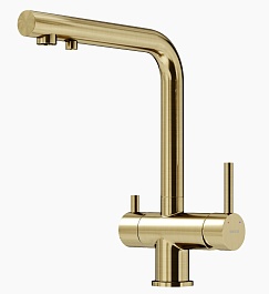 Sancos Смеситель для кухни Foster брашированное золото SC4014BG PVD покрытие – фотография-1