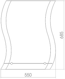 Mixline Зеркало Престиж Элегия 55 – фотография-2