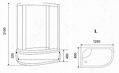 Parly Душевая кабина SP120 L – фотография-2
