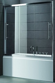 Cezares Шторка на ванну TRIO-D-V-22-180/145-C-Cr – фотография-1