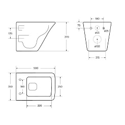 BelBagno Унитаз подвесной Marmi BB052CHR – фотография-14