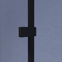 RGW Душевой уголок Stilvoll SV-040B 120x100 профиль черный стекло матовое сатинат – фотография-6