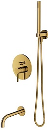 Omnires Душевая система SYSYW01GL (золото) – фотография-1