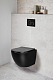 Ceruttispa Унитаз подвесной Sella Aria MB CT9160 черный матовый – фотография-20