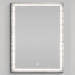 Водолей Зеркало Лайт 60 лиственница структурная контрастно-серая – фотография-1