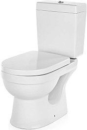 Керамин Унитаз-компакт Бергамо с микролифтом – фотография-1