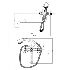 Lemark Смеситель универсальный Promotion LM6041C – фотография-2