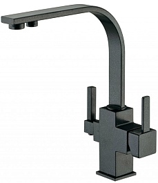 Zorg Смеситель для кухни "Clean Water ZR 332 YF" ЧЕРНЫЙ МЕТАЛЛИК – фотография-1