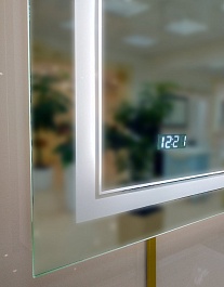 Misty Зеркало Неон 2 LED 60x80 сенсор на зеркале, часы – фотография-4