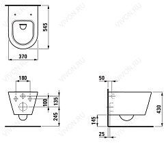 Laufen Унитаз подвесной Kartell 8.2033.1.000.000.1 – фотография-6