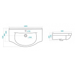 СанТа Мебельная раковина Эльбрус 100 – фотография-2