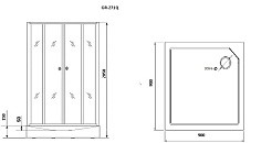 Grossman Душевая кабина 90x90 GR-271QR – фотография-7