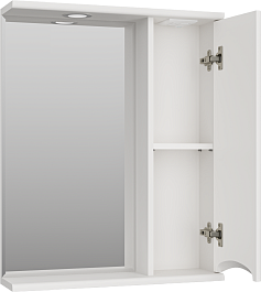 Misty Мебель для ванной Атлантик 60 R 2 ящика белая – фотография-9