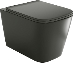 Grossman Унитаз подвесной GR-4441BMS черный матовый – фотография-1