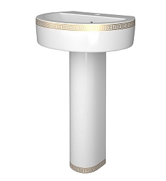 Della Пьедестал для раковины Globus версаче, золото – фотография-3