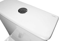 Azario Унитаз-компакт Frento AZ-2311 безободковый с бачком с сиденьем микролифт белый – фотография-14