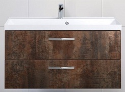 BelBagno Тумба с раковиной AURORA 1000 Metallo Vintage, ручки хром – фотография-1