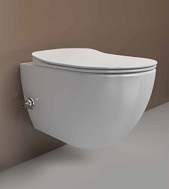 Creavit Унитаз подвесной Free FE322.00500 безободковый – фотография-2