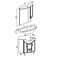 Runo Мебель для ванной Севилья 85 R – фотография-12