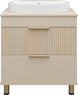 Brevita Тумба с раковиной Enfida 70 бежевая