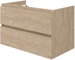 Teymi Тумба с раковиной Laina 80 подвесная дуб светлый – фотография-7