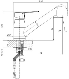 Zollen Смеситель Bergen BE72610122 – фотография-2