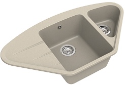 Ewigstein Мойка кухонная Wink 80KF темно-бежевый – фотография-1