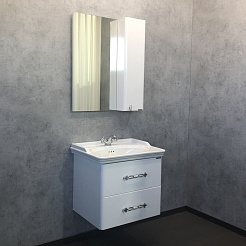 Comforty Зеркальный шкаф Неаполь 65 белый – фотография-7