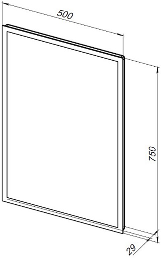 Aquanet Мебель для ванной Вега 50 подвесная белая глянцевая – фотография-28