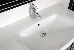 Aquanet Мебель для ванной Паола 90 Домино, черная/патина серебро (186393) – фотография-3