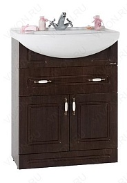 Водолей Мебель для ванной Капри 65 R венге – фотография-3