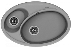 Florentina Мойка гранитная Селена 780 грей – фотография-1