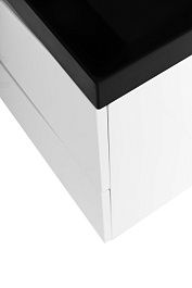 BelBagno Тумба с раковиной Marino 80 подвесная Bianco Lucido с раковиной 80/45 ART-AST-NERO – фотография-6