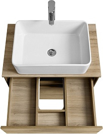 Акватон Тумба с раковиной Либерти 60 Mila 50 дуб эльвезия – фотография-4
