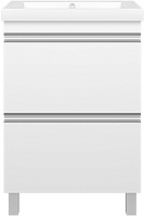 Misty Тумба с раковиной Ингрид 60 белая