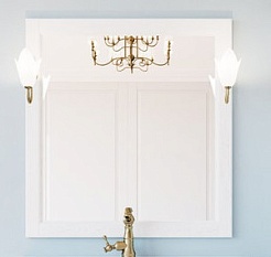 ValenHouse Зеркало Лиора 90 белое – фотография-1