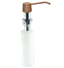 Lemark Дозатор жидких моющих средств AC-22plm307 встраиваемый, терракотовый – фотография-1