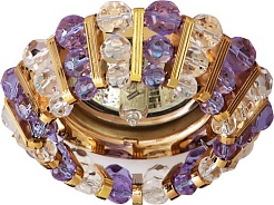 Feron Встраиваемый светильник CD2121 JCDR прозрачный-розовый, золото – фотография-1