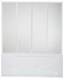 Bas Шторка для ванны Мальта 4 ств. пластик – фотография-2