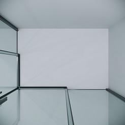Grossman  Душевой уголок Galaxy 90x70x195 профиль графит сатин стекло прозрачное – фотография-7