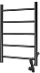 Domoterm Полотенцесушитель электрический Классик DMT 109-5 40x60 ЧРН EK R черный – фотография-6