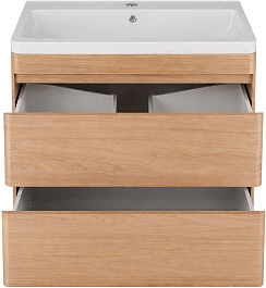 Vivon Тумба под раковину Atwood 70 подвесная дерево – фотография-7