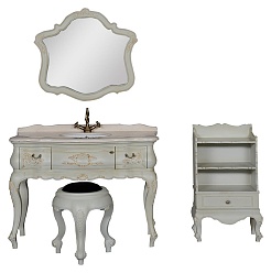 Demax Комод "Флоренция" перламутр – фотография-6