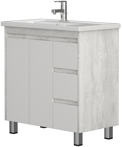 Corozo Мебель для ванной Остин 80, пайн белый – картинка-7